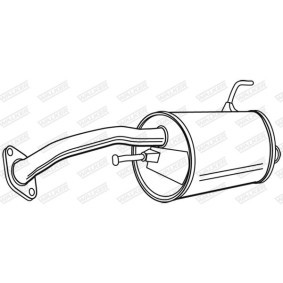 WALKER 17847 Endschalldämpfer TOYOTA STARLET