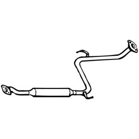 VEGAZ TS-153 Mittelschalldämpfer TOYOTA CELICA