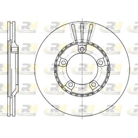 ROADHOUSE 6520.10 Discos de freno HYUNDAI H100 Caja/Chasis 2.5 78 cv Gasoleo