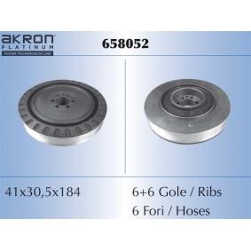 MALÒ 658052 Riemenscheibe, Kurbelwelle ALFA ROMEO 159 Sportwagon (939) 2.4 200 PS Diesel