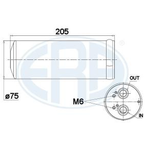 ERA 668000 Filtro essiccatore aria condizionata AUDI A4 Sedan (8EC, B7) 4.2 344 CV Motore a ciclo otto