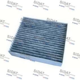 SIDAT 670 Filtre d'habitacle MITSUBISHI COLT 6 (Z3A, Z2A) 1.3 91 CV Essence