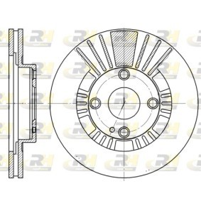 ROADHOUSE 6812.10 Bromsskivor MAZDA FAMILIA 6 (BJ) 2.0 71 hk Diesel