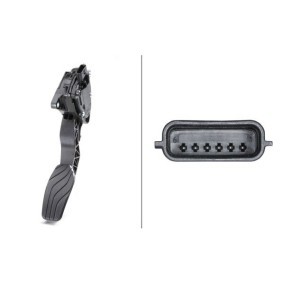 HELLA 6PV 009 978-761 Sensor, posição do pedal do acelerador NISSAN