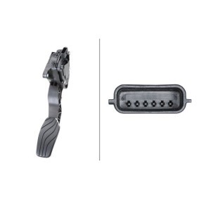 HELLA 6PV 009 978-791 Sensor, posição do pedal do acelerador NISSAN