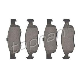 Achetez des Plaquettes de frein TOPRAN 701 155 à prix pour 26,24&nbsp;&euro;