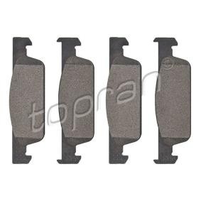 Achetez des Plaquettes de frein TOPRAN 701 432 à prix pour 24,31&nbsp;&euro;