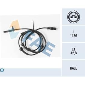FAE 78159 ABS Sensor RENAULT LAGUNA 1 (B56, 556) 1.6 107 PS Otto