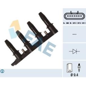 FAE 80321 Bobina d'accensione CHEVROLET AVEO Tre volumi (T300) 1.6 116 CV Motore a ciclo otto
