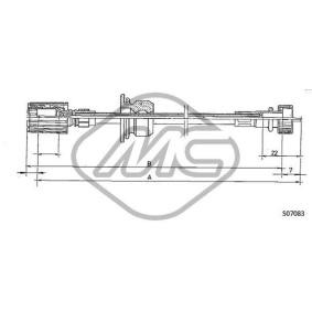 Achetez des Câble de compteur Metalcaucho 81222 à prix pour 19,45&nbsp;&euro;