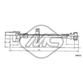 Metalcaucho 81730 Cavo contachilometri FORD Escort 6 Cabrio (ALL)