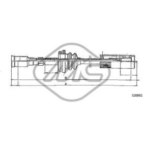 Acquista Cavo tachimetro da Metalcaucho 82430 a buon mercato per soli 22,57&nbsp;&euro;