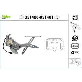 VALEO 851460 Alzacristalli ALFA ROMEO SPIDER