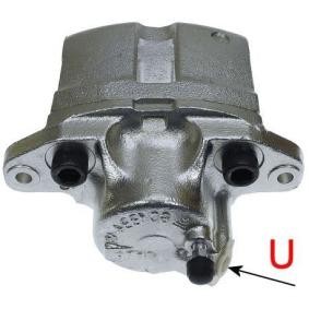 HELLA 8AC 355 387-581 Étrier de frein RENAULT MEGANE 1 Classic (LA0/1) 1.6 75 CV Essence