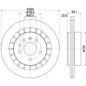 Acquista Kit pastiglie freni da HELLA 8DB 355 020-741 a buon mercato per soli 49,01&nbsp;&euro;