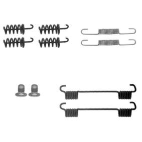 HELLA 8DZ 355 202-111 Tilbehørsett, bremsesko CHRYSLER