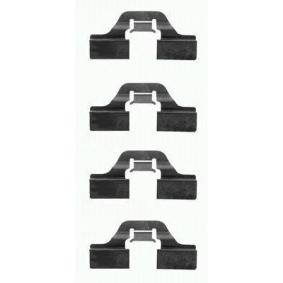 HELLA 8DZ 355 202-621 Zubehörsatz, Scheibenbremsbelag RENAULT Megane 4 Grandtour (K9A/M/N_) 1.6 115 PS Otto