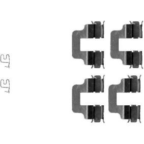 HELLA 8DZ 355 202-781 Monteringssats, bromsbelägg ALFA ROMEO 156 Sportwagon (932) 2.4 136 hk Diesel