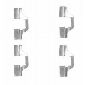 HELLA 8DZ 355 203-811 Zubehörsatz, Scheibenbremsbelag RENAULT THALIA 2 (LU1/2) 1.6 65 PS Otto