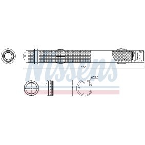 NISSENS 95581 Filtro secador MINI Hatchback (R56) 1.4 75 cv Otto