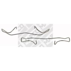 MAPCO 9607 Zubehörsatz, Scheibenbremsbelag SEAT Ibiza 4 Sportcoupe (6J1, 6P5) 1.4 75 PS Diesel