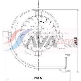 AVA COOLING SYSTEMS AL8140 Gebläsemotor ALFA ROMEO 146