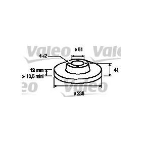 Osta Jarrulevy VALEO:llä 186803 edullisesti hintaan 70,36&nbsp;&euro;