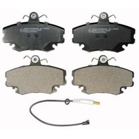 DENCKERMANN B110905 Bromsbelägg DACIA SANDERO 1.5 65 hk Diesel