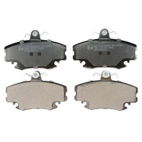 DENCKERMANN B110944 Bromsbelägg DACIA SANDERO 1.5 65 hk Diesel