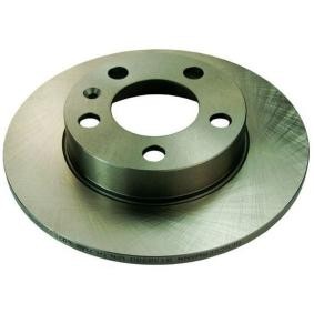 DENCKERMANN B130200 Bromsskivor SKODA FABIA (6Y2)