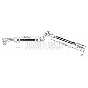 Compre Tubo flexível de travão da BORG & BECK BBH7485 a um preço baixo por 42,22&nbsp;&euro;