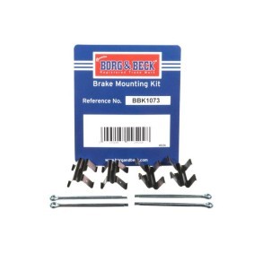 BORG & BECK BBK1073 Zubehörsatz, Scheibenbremsbelag LAND ROVER Defender Pritsche / Fahrgestell (L316) 2.2 122 PS Diesel