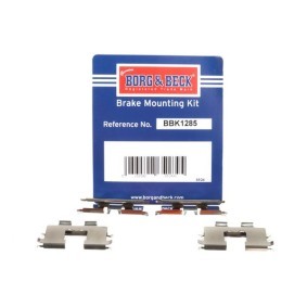 BORG & BECK BBK1285 Kit d'accessoires, plaquette de frein à disque HYUNDAI SONATA V (NF) 2.0 144 CV Essence