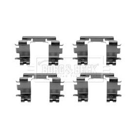 BORG & BECK BBK1382 Kit de accesorios, pastillas de frenos SUZUKI LIANA Fastback 1.6 103 cv Motor otto