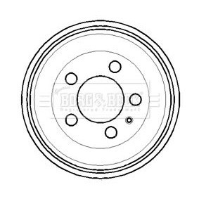 BORG & BECK BBR7114 Tamburi freni SKODA Fabia 2 (545) 1.4 70 CV Diesel