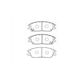 KAVO PARTS BP-3004 Bromsbelägg HYUNDAI ACCENT 1 (X-3) 1.3 60 hk Bensinmotor