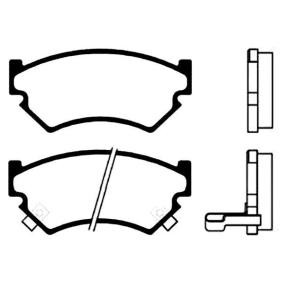 Bremsbeläge BP-8006 für SUBARU