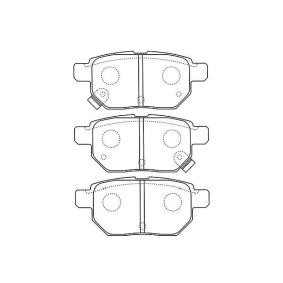Bremsbeläge BP-9110 für SUBARU