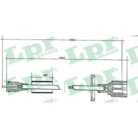 LPR C0053SP Cavo contachilometri RENAULT TRAFIC