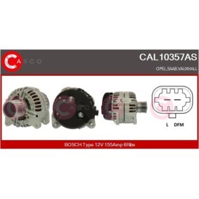 CASCO CAL10357AS Alternateur SAAB 9-3 Décapotable (YS3F) 2.8 230 CV Essence