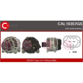 CASCO CAL10357GS Alternateur SAAB 9-3 Décapotable (YS3F) 2.8 230 CV Essence
