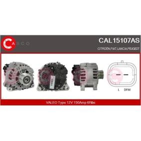 CASCO CAL15107AS Generator PEUGEOT 207 SW (WK_) 1.6 90 hk Diesel