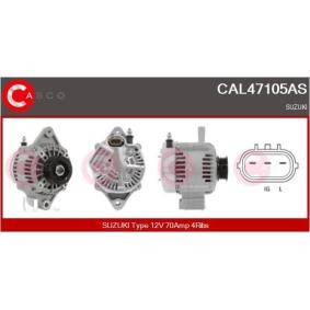 CASCO CAL47105AS Alternador SUZUKI BALENO Ranchera familiar (EG) 1.8 121 cv Motor otto