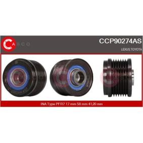 CASCO CCP90274AS Lichtmaschine, Ersatzteile TOYOTA COROLLA Verso (ZER_, ZZE12_, R1_)