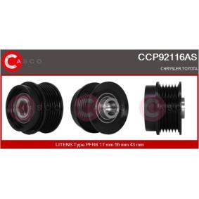 CASCO CCP92116AS Freilauf Lichtmaschine TOYOTA PREMIO