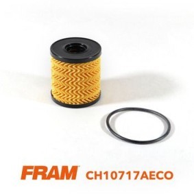 FRAM CH10717AECO Filtro de aceite CITROËN C4 Coupé (LA_) 1.6 109 cv Motor otto