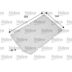 Osta Suodatin, sisäilma VALEO:llä 698797 edullisesti hintaan 15,52&nbsp;&euro;