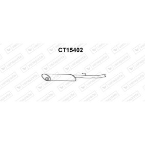 Mittelschalldämpfer CT15402 für FIAT