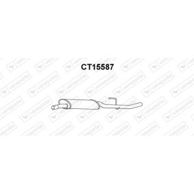 Mittelschalldämpfer CT15587 für FIAT