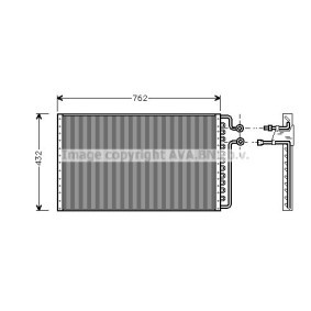 PRASCO CT5016 Radiatore aria condizionata CHEVROLET CAPRICE CLASSIC